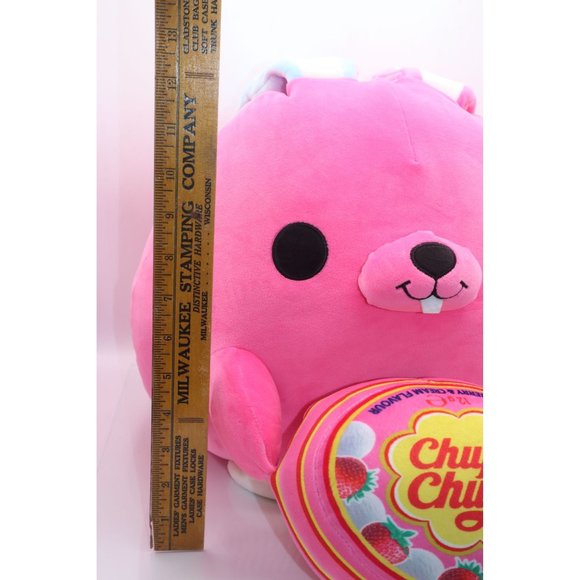 Chupa Chups Strawberry & Cream Plush Bunny Soft Toy Pink 12" Collectible - Picture 3 of 12